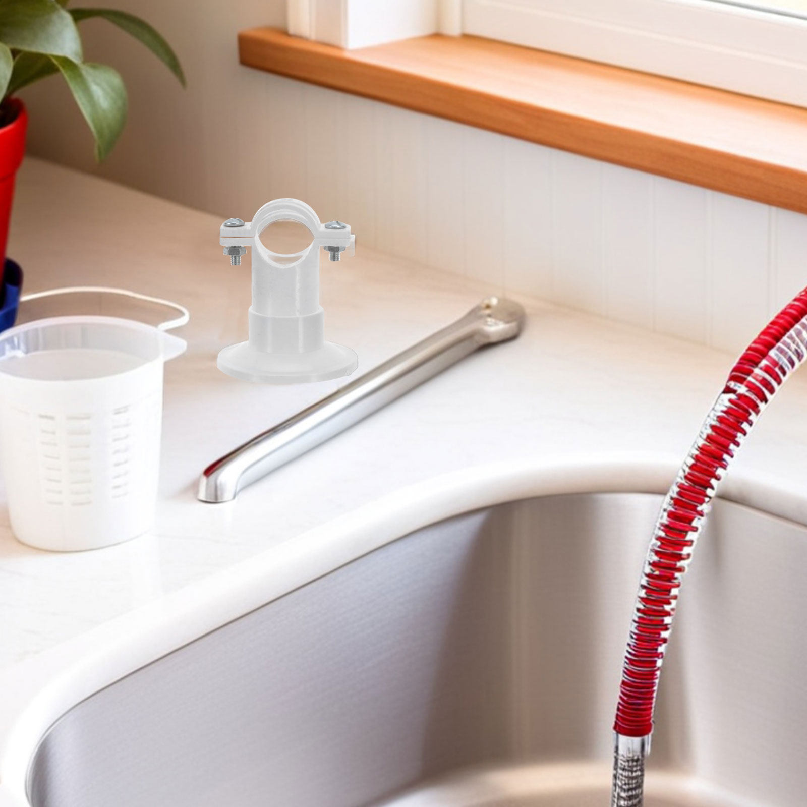Drain Pipe Clip - 30 ชิ้น ตัวยึดท่อแบบแขวน คลิปหนีบท่อประปาพลาสติก สำหรับยึดท่อระบายน้ำในระบบประปาภายในบ้าน