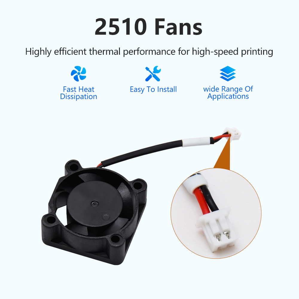 พัดลมลูกปืน 2510 สำหรับเครื่อง - Creality Printer Ender 3 V3 บทวิจารณ์และราคา