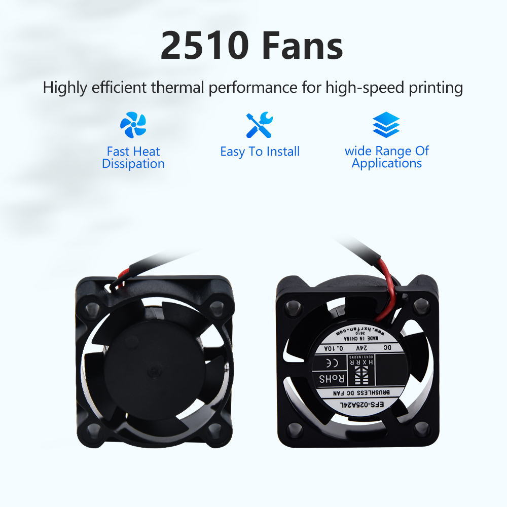 พัดลมลูกปืน 2510 สำหรับเครื่อง - Creality Printer Ender 3 V3 บทวิจารณ์และราคา