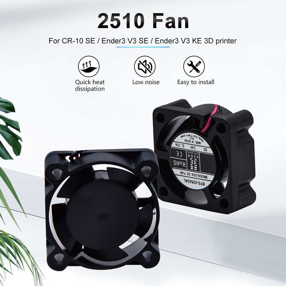 พัดลมลูกปืน 2510 สำหรับเครื่อง - Creality Printer Ender 3 V3 บทวิจารณ์และราคา