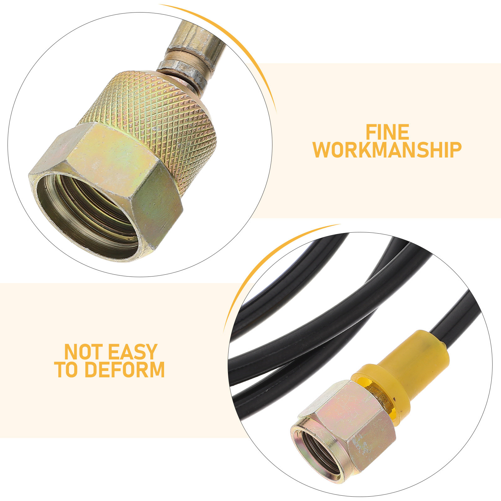 สายวัดแรงดันไฮดรอลิก 5 เมตร ออ - Flexible Hose Braided บทวิจารณ์และราคา