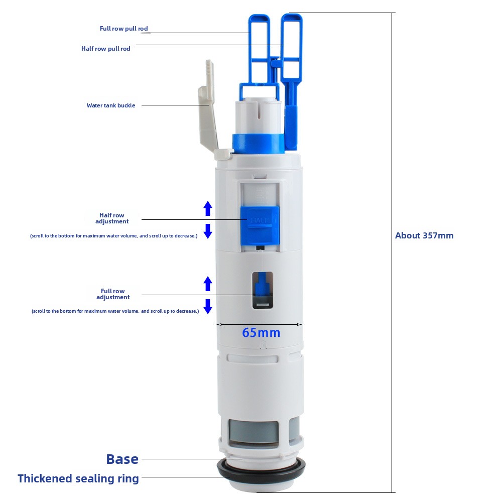ชุดวาล์วเติมน้ำ + วาล์วล้าง ใช - Toilet Fill Valve บทวิจารณ์และราคา