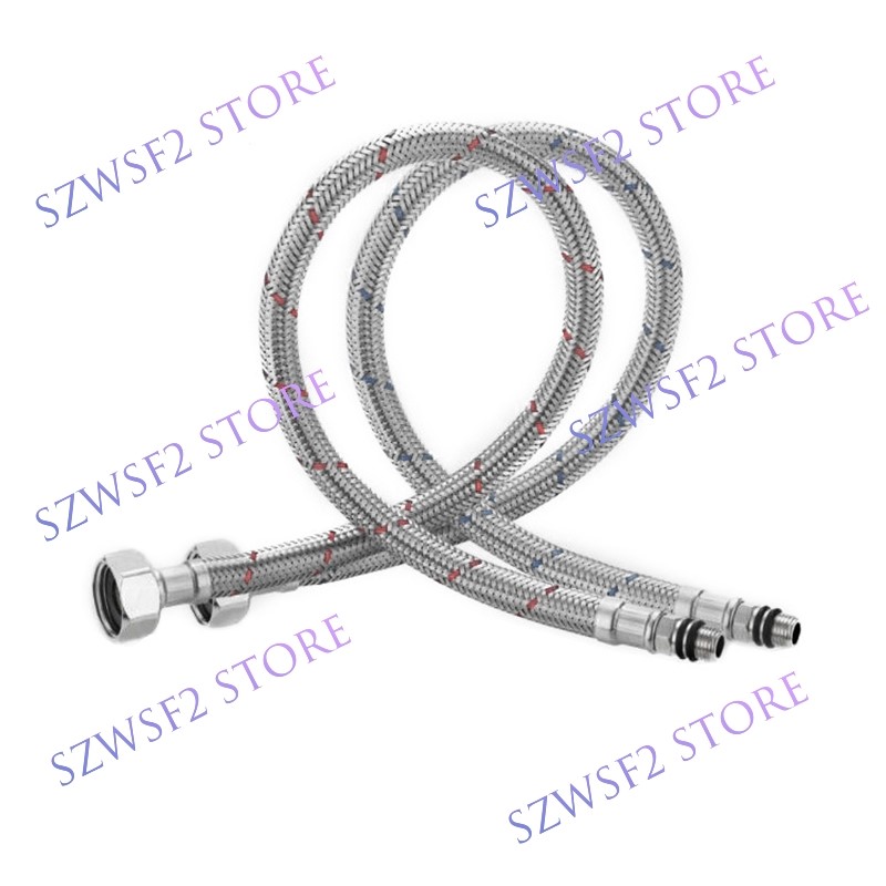 ท่อน้ำสแตนเลสแบบยืดหยุ่น G1/2  - Flexible Hose Braided บทวิจารณ์และราคา