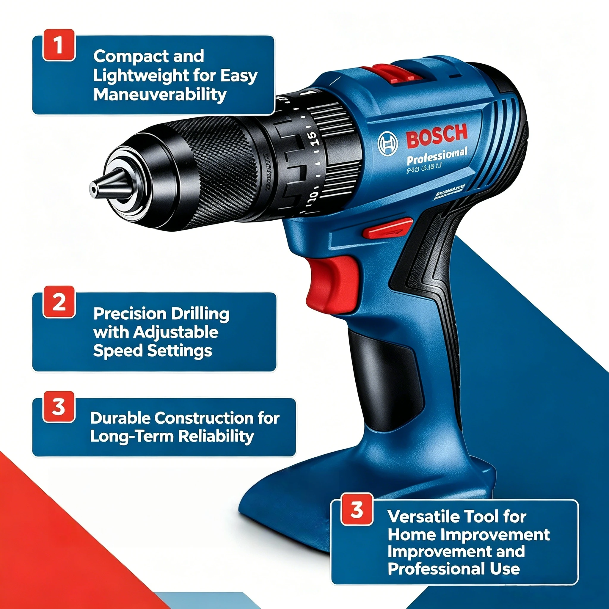 สว่านกระแทกไร้แปรงถ่าน BOSCH G - Bosch Drill Gsb 18V บทวิจารณ์และราคา